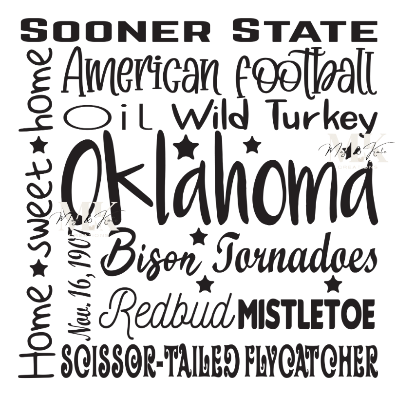 State of Oklahoma DTF TRANSFER