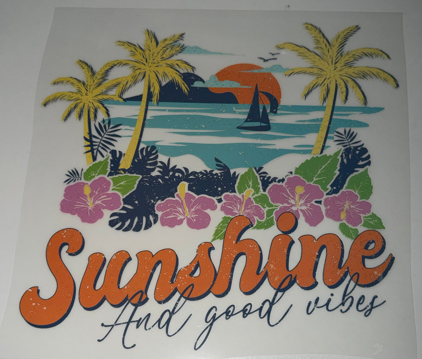 Sunshine and Good Vibes Screen Print