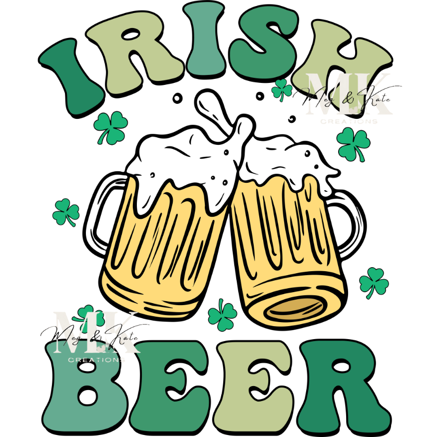 Irish Beer DTF TRANSFER