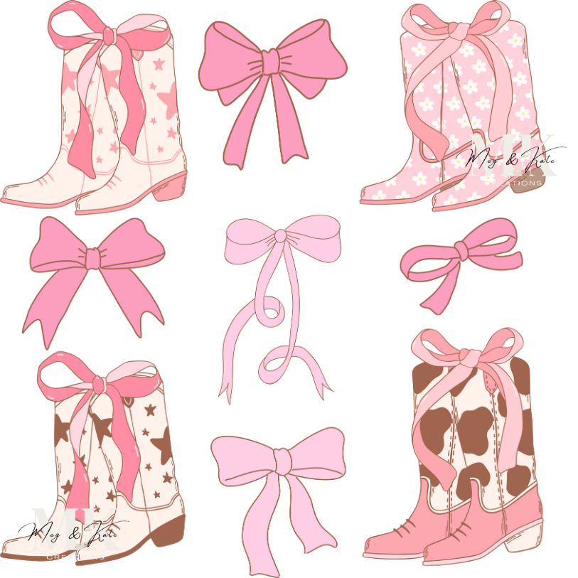 Coquette Boots DTF TRANSFER