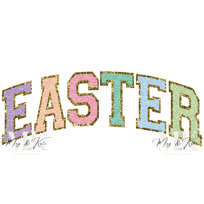 Easter FAUX PATCH DTF TRANSFER