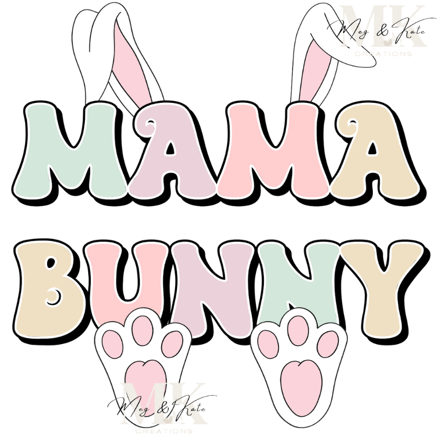 Mama Bunny DTF TRANSFER