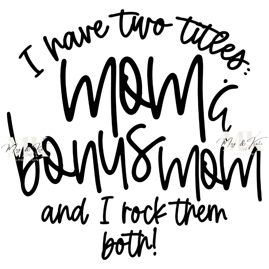 I have two titles Mom and Bonus Mom #2 DTF TRANSFER