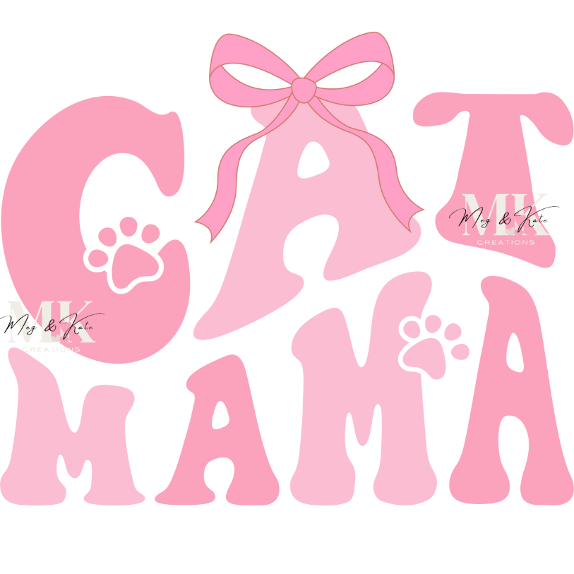 Cat Mama DTF TRANSFER