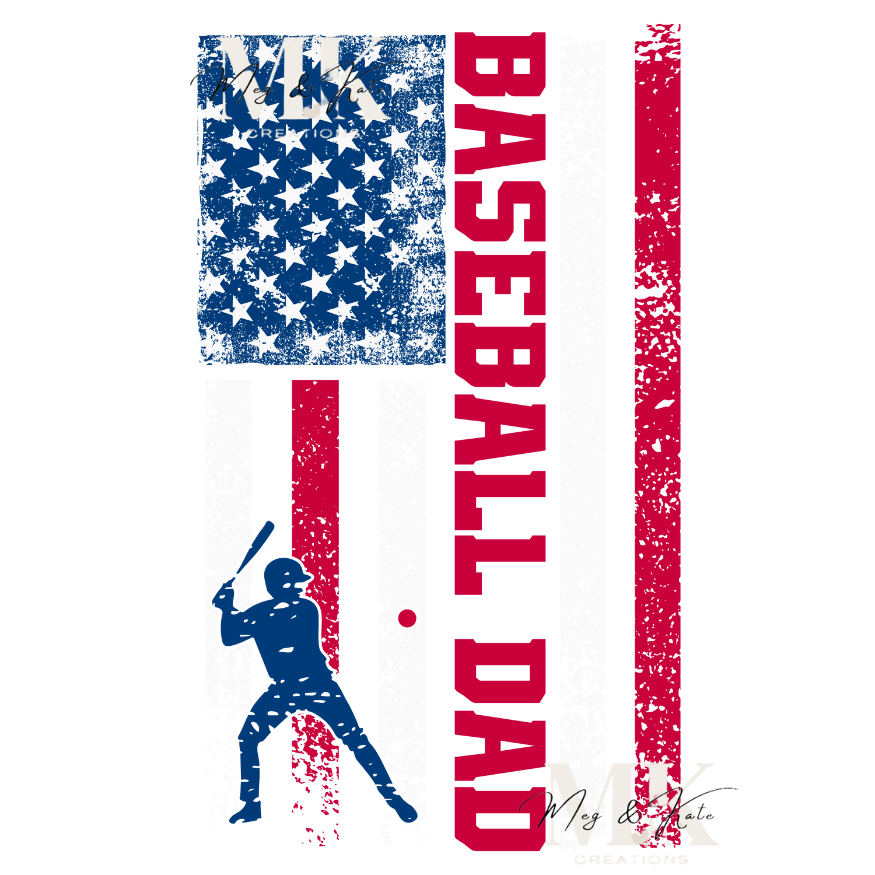 Baseball Dad DTF TRANSFER