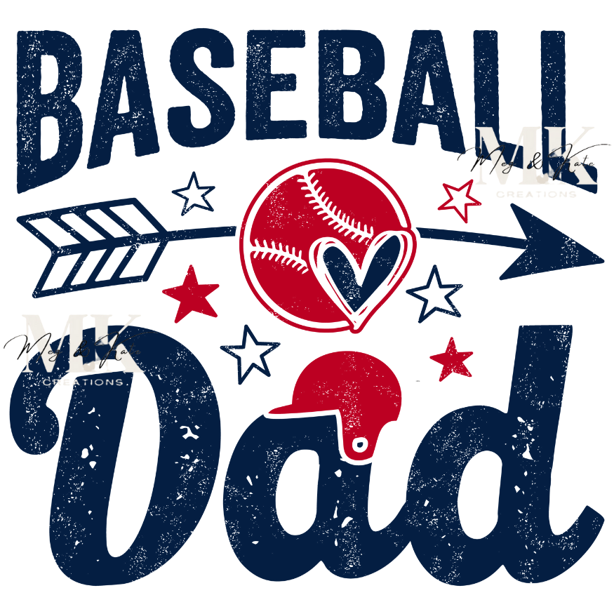 Baseball Dad #2 DTF TRANSFER