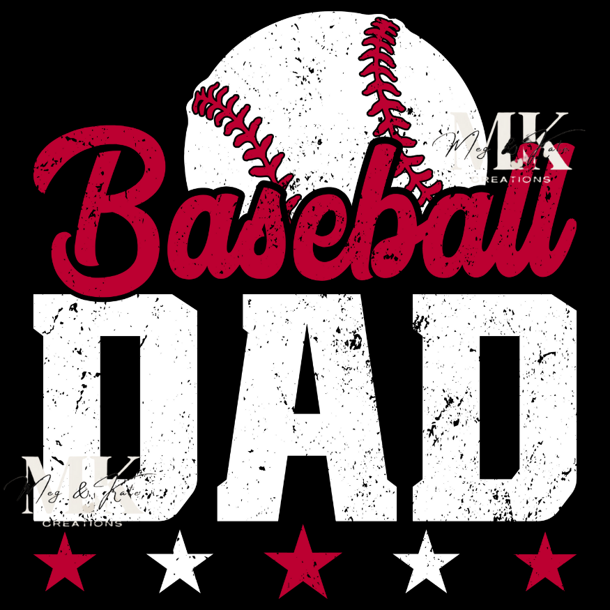 Baseball Dad #3 DTF TRANSFER