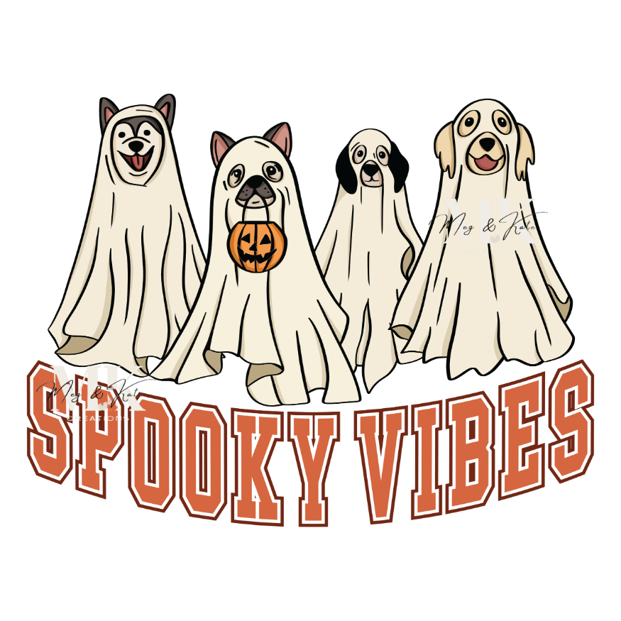 Spooky Vibes DTF TRANSFER