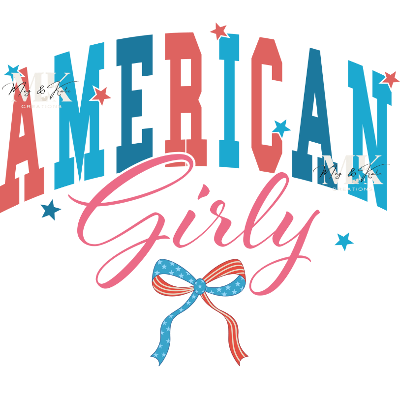 American Girly DTF TRANSFER