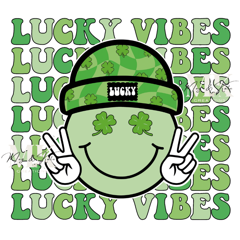 Lucky Vibes (Light) DTF TRANSFER