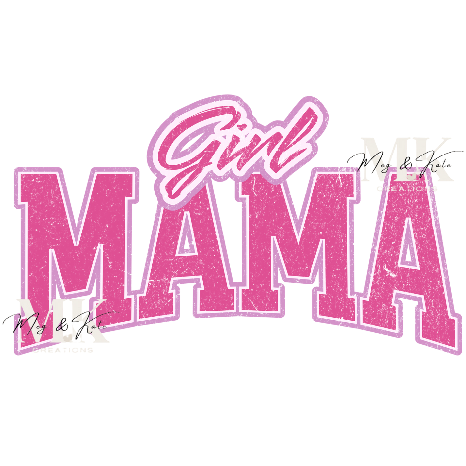 Girl Mama Pink DTF TRANSFER