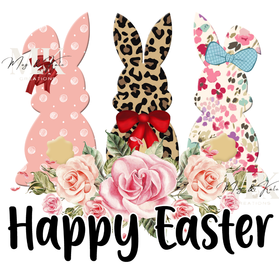 Happy Easter DTF TRANSFER