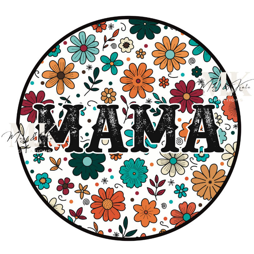 Mama Floral DTF TRANSFER