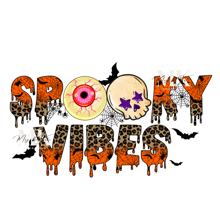Spooky Vibes DTF TRANSFER