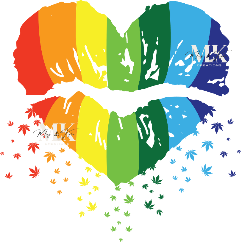 Pride Lips DTF TRANSFER