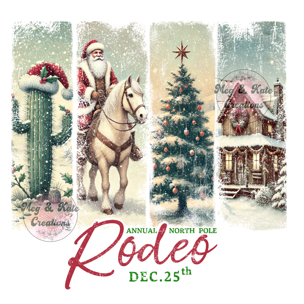 North Pole Rodeo DTF TRANSFER