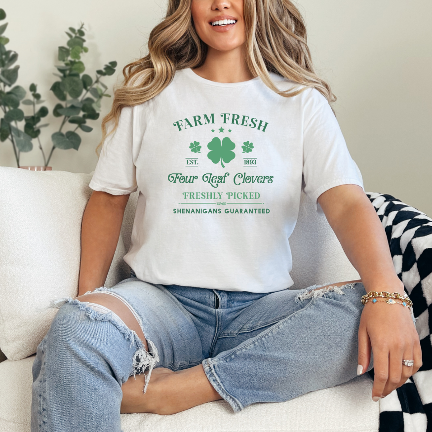 Farm Fresh Four Leaf Clovers