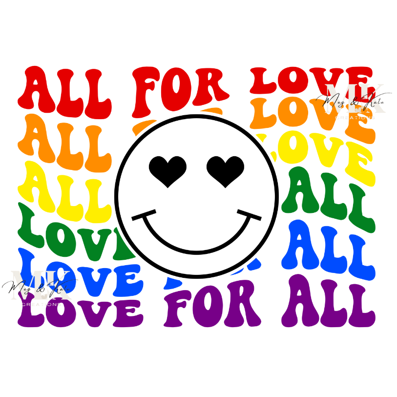 All for Love DTF TRANSFER