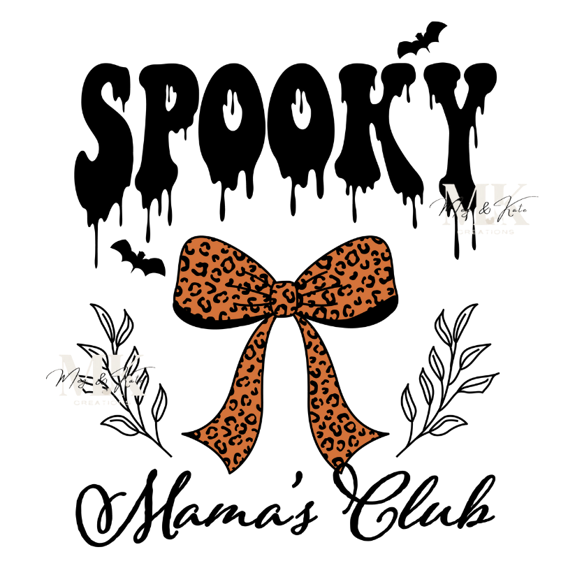 Spooky Mama's Club DTF TRANSFER