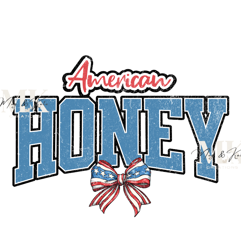 American Honey Vintage DTF TRANSFER