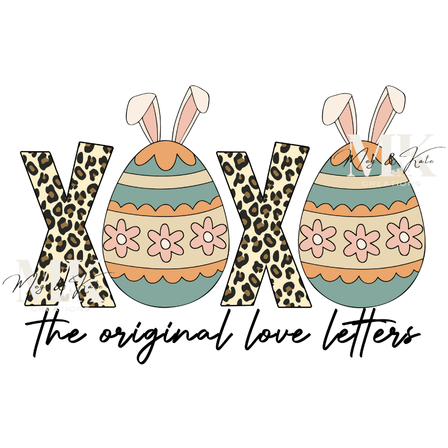 XOXO The Original Love Letters DTF TRANSFER