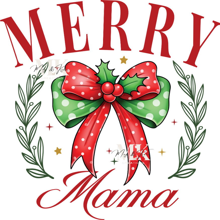 Merry Mama DTF Transfer