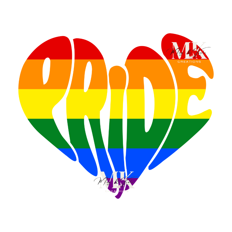 Heart Pride DTF TRANSFER