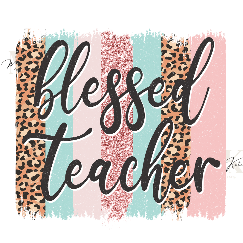 Blessed Teacher DTF TRANSFER