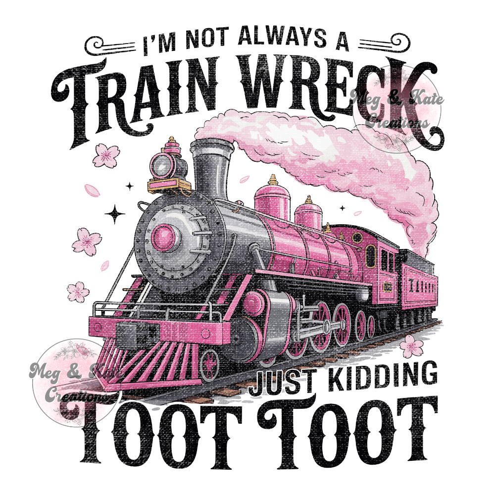 Train Wreck DTF TRANSFER