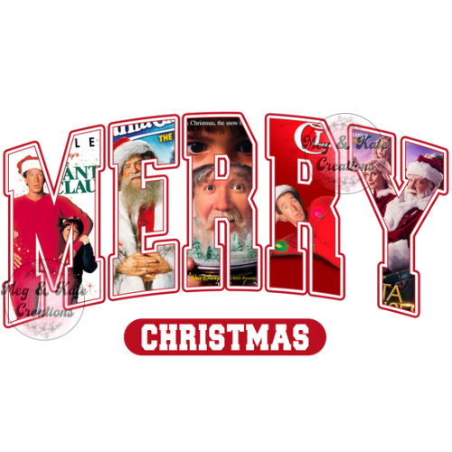 Santa Clause Movie Merry Christmas DTF TRANSFER