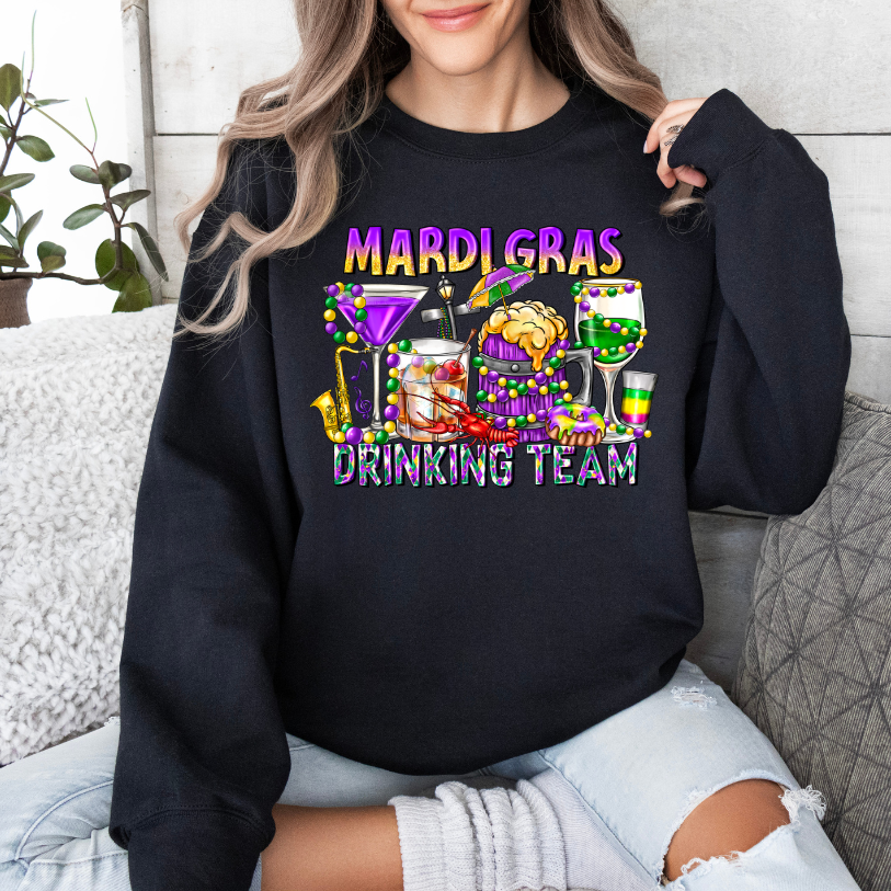 Mardi Gras Drinking Team