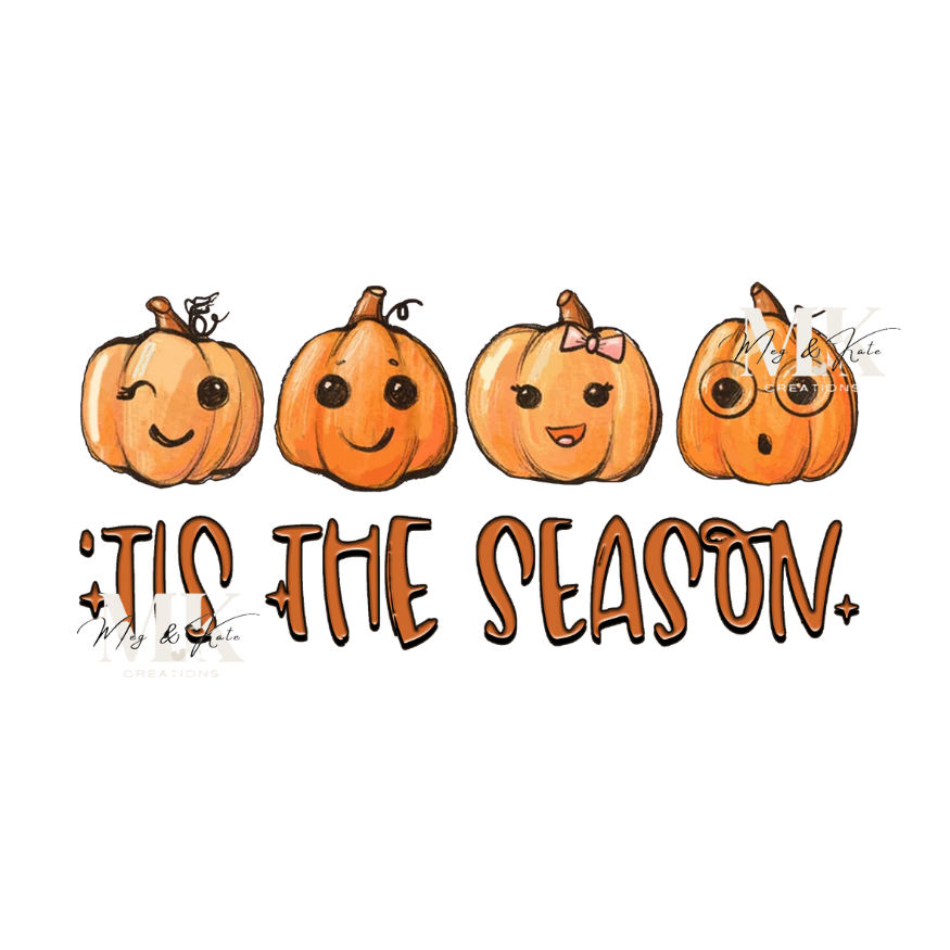 Tis the Season Pumpkins DTF TRANSFER