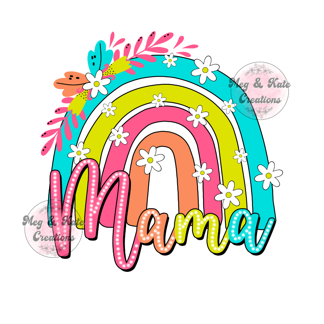 Mama Rainbow DTF TRANSFER