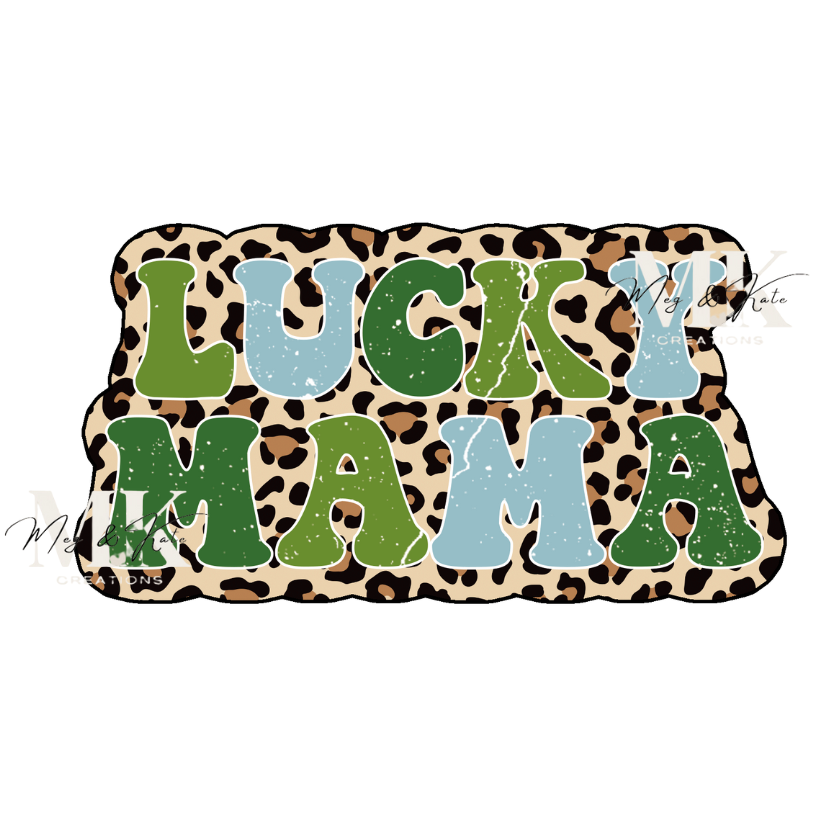 Lucky Mama Cheetah DTF TRANSFER