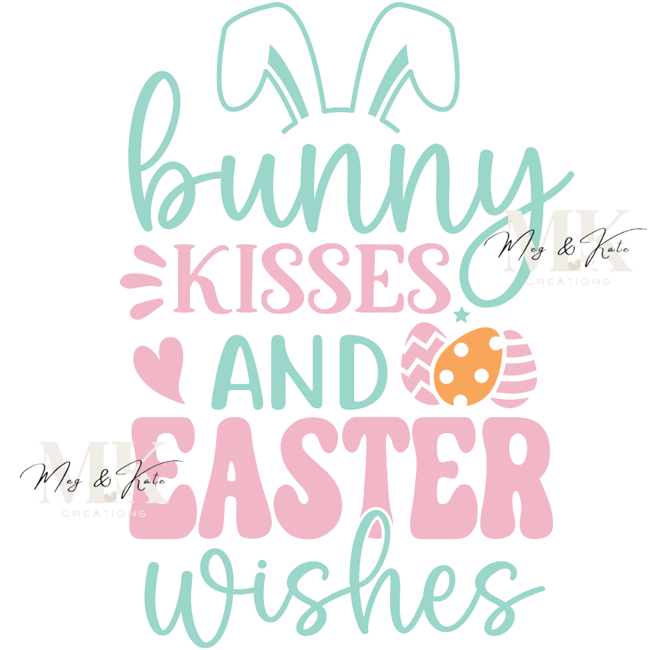 Bunny Kisses & Easter Wishes DTF TRANSFER