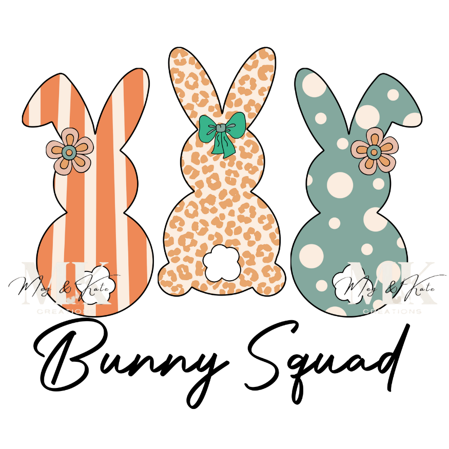 Bunny Squad DTF TRANSFER