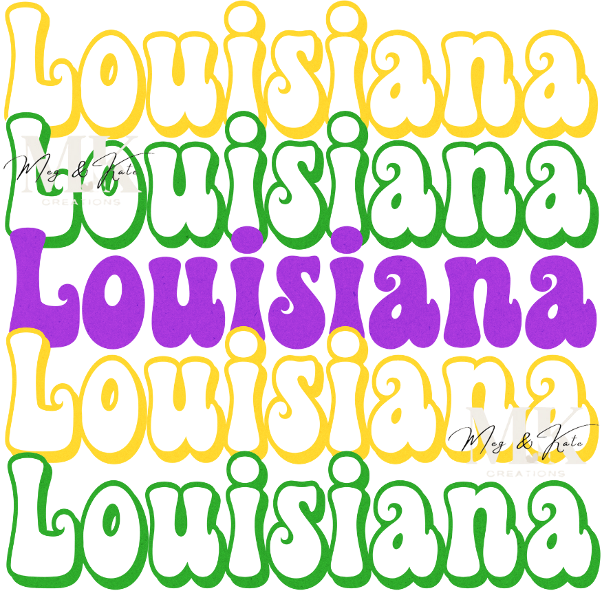 Louisiana DTF TRANSFER