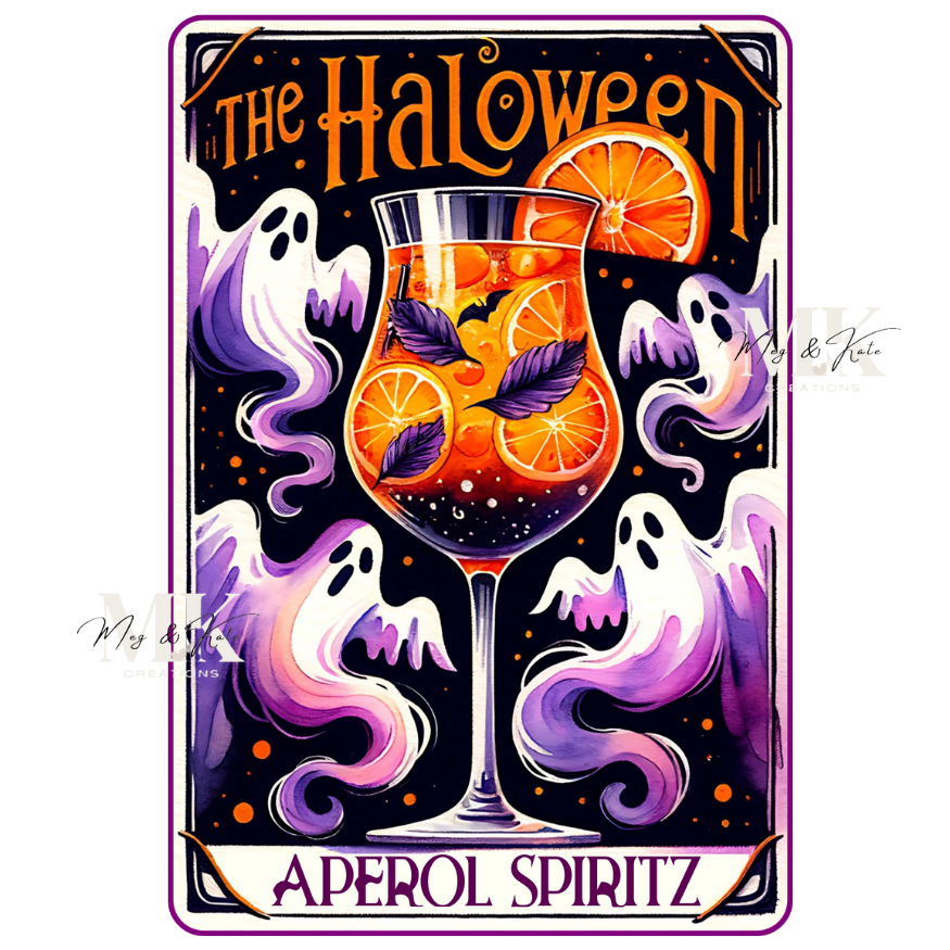 The Halloween Aperol Spiritz DTF TRANSFER