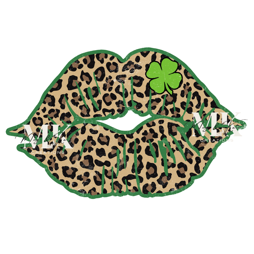 St. Pattys Lips DTF TRANSFER