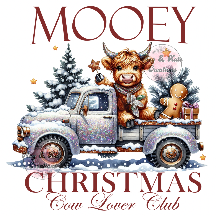 Mooey Christmas DTF TRANSFER