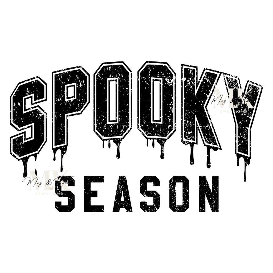 Spooky Season Drip DTF TRANSFER