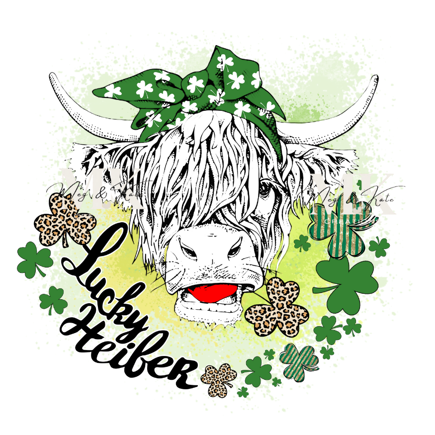 Lucky Heifer DTF TRANSFER