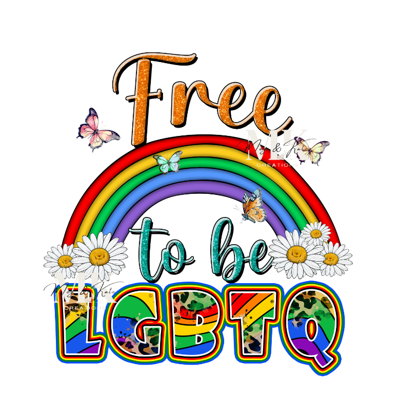 Free to be LGBTQ DTF TRANSFER