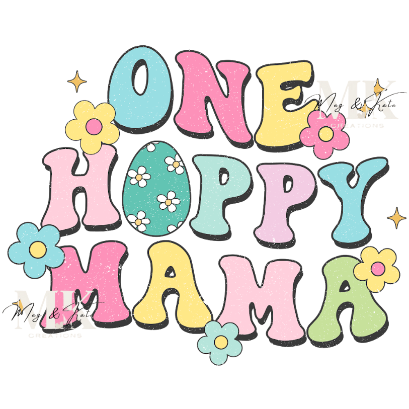 One Hoppy Mama DTF TRANSFER