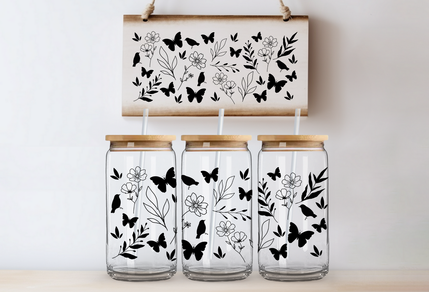 Butterfly Libby Glass