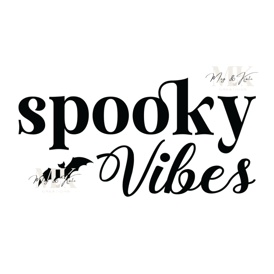 Spooky Vibes DTF TRANSFER