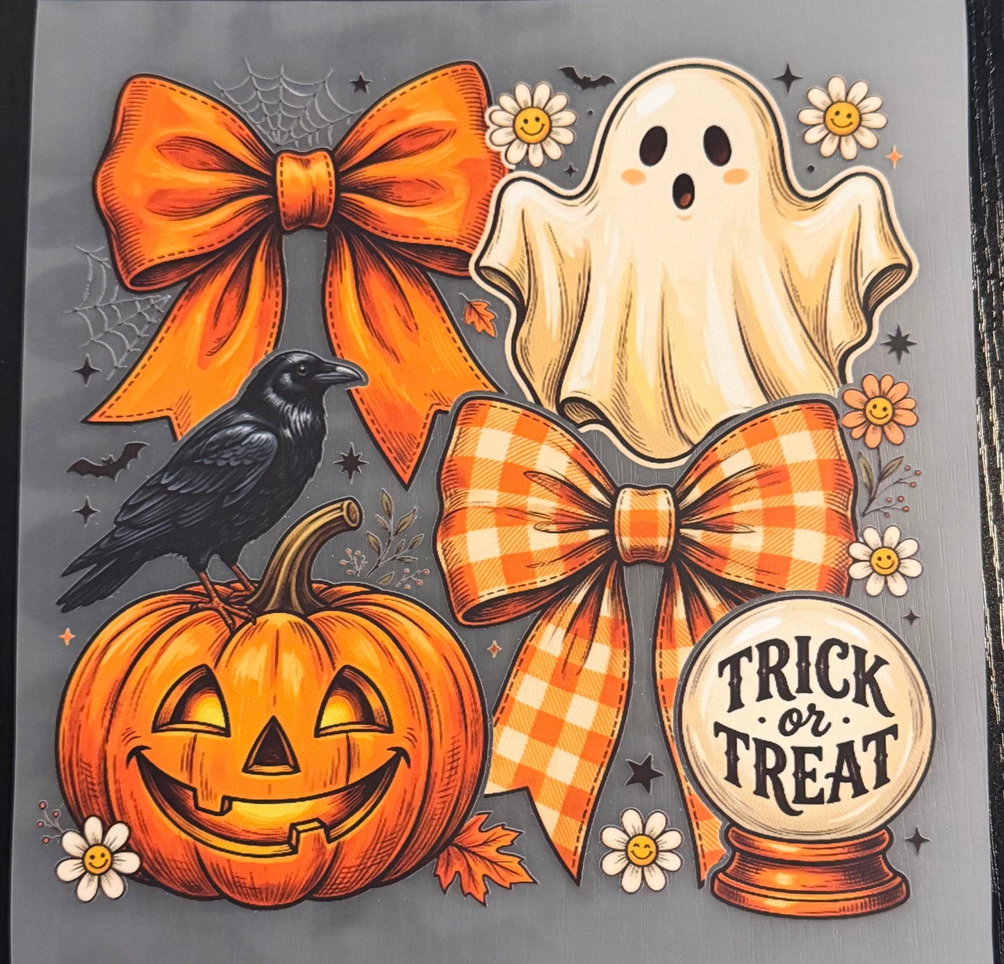Ghost & Bows Youth DTF Transfer