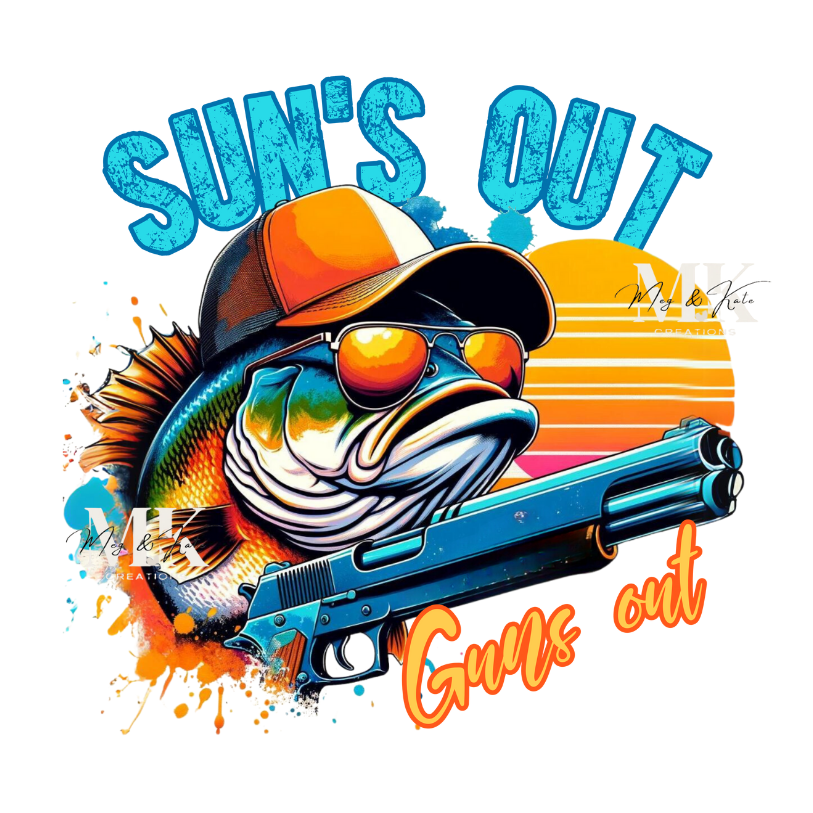 Sun's Out Guns Out DTF TRANSFER