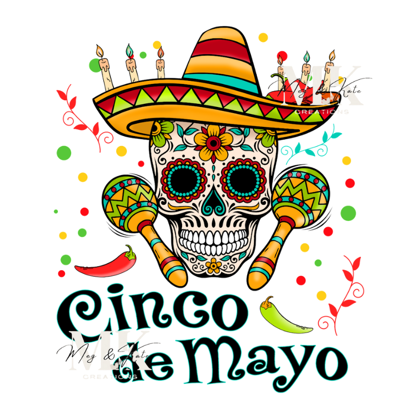 Cinco de Mayo DTF TRANSFER