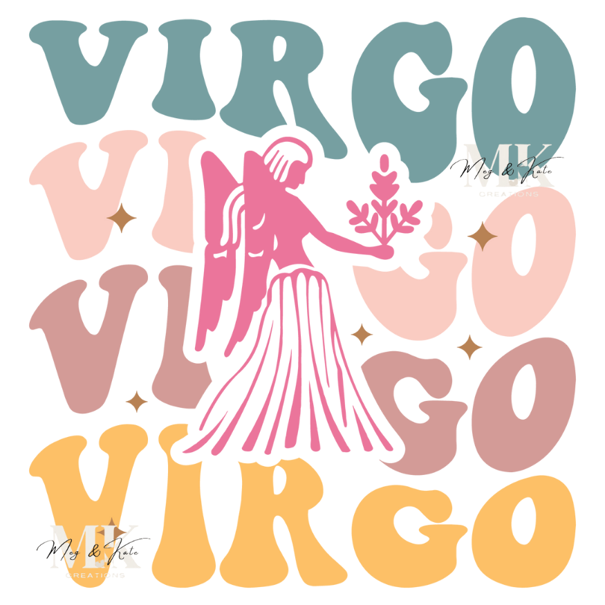 Virgo Retro DTF TRANSFER